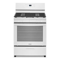 Whirlpool - 5.1 Cu. Ft. Freestanding Gas Range with Edge to Edge Cooktop - White - Large Front