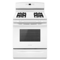 Amana - 5.1 Cu. Ft. Freestanding Gas Range with Bake Assist Temps - White - Large Front