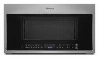 Whirlpool - 1.9 Cu. Ft. Convection Over-the-Range Microwave with Air Fry Mode - Stainless Steel - Large Front