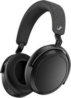 Sennheiser - Momentum 4 Wireless Adaptive Noise-Canceling Over-The-Ear Headphones - Black - Large Front