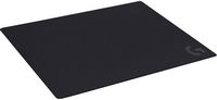 Logitech - G640 Cloth Gaming Mouse Pad with Rubber Base - Black - Large Front