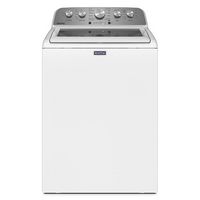 Maytag - 4.8 Cu. Ft. High Efficiency Top Load Washer with Extra Power Button - White - Large Front