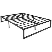 Alamont Home - Bentley Full Platform Bed - Black - Large Front