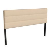 Alamont Home - Paxton King Headboard - Upholstered - Cream - Large Front