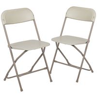 Alamont Home - Hercules Folding Chair - Beige - Large Front