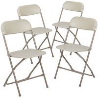 Alamont Home - Hercules Folding Chair - Beige - Large Front