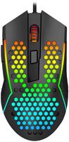 REDRAGON - M987-K Lightweight Wired Optical Gaming Mouse with RGB Backlighting - Wired - Black - Large Front