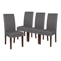 Alamont Home - Greenwich Dining Chair (Set of 4) - Light Gray Fabric - Large Front