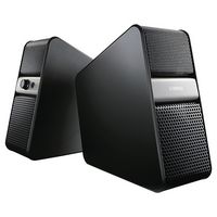 Yamaha - Full Range Driver Desktop Computer Speakers with Bluetooth - Silver - Large Front