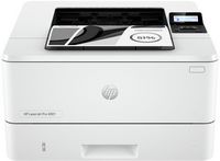 HP - LaserJet Pro 4001n Black-and-White Laser Printer - White - Large Front