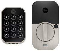 Yale - Assure Lock 2 - Smart Lock Keyless Wi-Fi Deadbolt with Touchscreen Keypad Access - Satin N... - Large Front