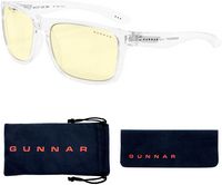 GUNNAR - Blue Light Gaming & Computer Glasses - Intercept - Crystal - Large Front