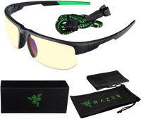 GUNNAR - Blue Light Gaming & Computer Glasses - Torpedo - Onyx - Large Front