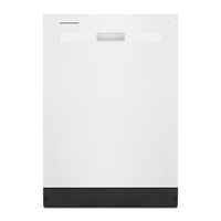 Whirlpool - Top Control Built-In Dishwasher with Boost Cycle and 55 dBa - White - Large Front