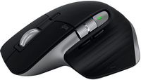 Logitech - MX Master 3S for Mac Bluetooth Laser Mouse with Ultrafast Scrolling - Wireless - Space... - Large Front