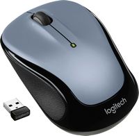 Logitech - M325s Wireless Optical Ambidextrous Mouse - Wireless - Light Silver - Large Front