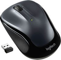 Logitech - M325s Wireless Optical Ambidextrous Mouse - Wireless - Dark Silver - Large Front