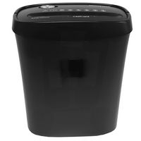 Honeywell - 9-Sheet Crosscut Paper Shredder - Black - Large Front