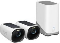 eufy Security - eufyCam 3 2-Camera Wireless 4K Surveillance System - White - Large Front