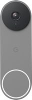 Google - Nest Doorbell Wired (2nd Generation) - Ash - Large Front