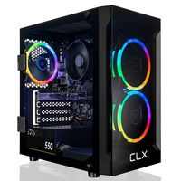 CLX - SET Gaming Desktop - AMD Ryzen 7 5700G - 16GB Memory - Radeon Graphics Shared - 1TB M.2 NVM... - Large Front