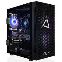 CLX - SET Gaming Desktop - AMD Ryzen 5 5500 - 16GB Memory - NVIDIA GeForce RTX 3050 - 500GB M.2 N... - Large Front