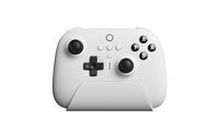 8BitDo - Ultimate Bluetooth Controller for Nintento Switch and Windows PCs with Dock - White - Large Front