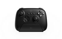 8BitDo - Ultimate Bluetooth Controller for Nintento Switch and Windows PCs with Dock - Black - Large Front