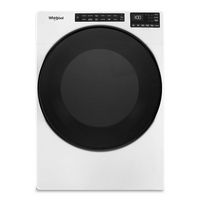 Whirlpool - 7.4 Cu. Ft. Stackable Gas Dryer with Wrinkle Shield Plus Option - White - Large Front