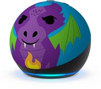 Amazon - Echo Dot Kids (5th Gen, 2022 Release) with Alexa - Fire Dragon - Large Front