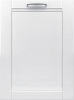 Bosch - 100 Series Top Control Built-In Hybrid Stainless Steel Tub Dishwasher 49 dBA - Custom Pan... - Large Front