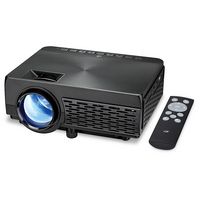 GPX - PJ300B LED Projector with Bluetooth - Black - Large Front