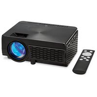 GPX - PJ300VP LED Projector with Bluetooth, Screen Included - Black - Large Front