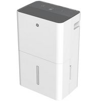 GE - 22-Pint Energy Star Portable Dehumidifier with Smart Dry for Damp Spaces - White - Large Front