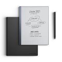 reMarkable 2 - 10.3” Paper Tablet with Marker Plus and Premium Leather Book Folio - Black - Large Front