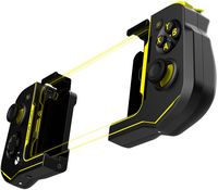 Turtle Beach - Atom Game Controller for Android Phones - Black/Yellow - Large Front