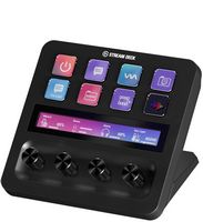 Elgato - Stream Deck + Studio Controller with customizable touch strip and dials - Black - Large Front