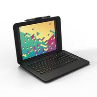 ZAGG - Rugged Book Keyboard Connect & Case for Apple iPad 10.2” (7th, 8th, 9th Gen) - Large Front