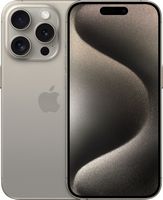 Apple - iPhone 15 Pro 128GB - Natural Titanium (Verizon) - Large Front