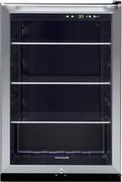 Frigidaire - 4.6 Cu. Ft. 138 12 oz. Can Capacity Beverage Center - Stainless Steel - Large Front