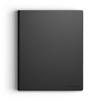 reMarkable 2 - Premium Leather Book Folio for your Paper Tablet - Black - Large Front