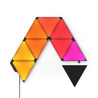 Nanoleaf - Shapes Ultra Black Triangles Smarter Kit (9 Panels) - Multicolor - Large Front