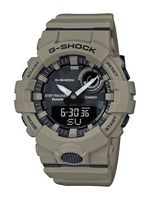 Casio - Men's G-Shock Analog-Digital Power Trainer with Bluetooth Mobile Link 49mm Watch - Tan - Large Front