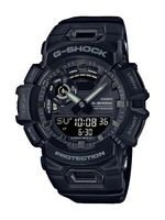 Casio - Men's G-Shock Analog-Digital Step Tracker with Bluetooth Mobile Link 49mm Watch - Black - Large Front