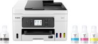 Canon - MAXIFY MegaTank GX4020 Wireless All-In-One Inkjet Printer with Fax - WHITE - Large Front