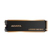 ADATA - LEGEND 960 MAX 4TB Internal SSD PCIe Gen4 x4 with Heatsink for PS5 - Large Front