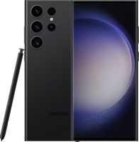 Samsung - Galaxy S23 Ultra 256GB (Unlocked) - Phantom Black - Large Front