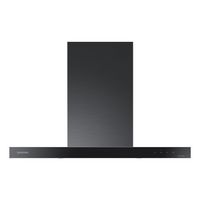 Samsung BESPOKE - 35 inches - Convertible - Wall Range Hood - Bespoke Clean Deep Charcoal - Large Front