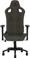 CORSAIR - T3 RUSH Fabric Gaming Chair - Charcoal - Large Front