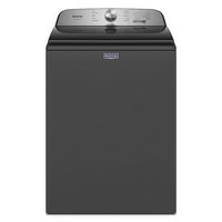 Maytag - 4.7 Cu. Ft. High Efficiency Top Load Washer with Pet Pro System - Volcano Black - Large Front